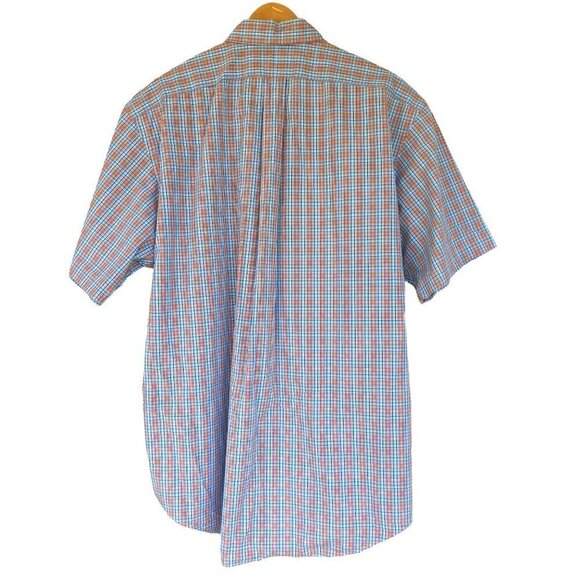 Ralph Lauren Short Sleeve Classic Fit Button Down Plaid Shirt Size XL Cotton EUC - Picture 2 of 7